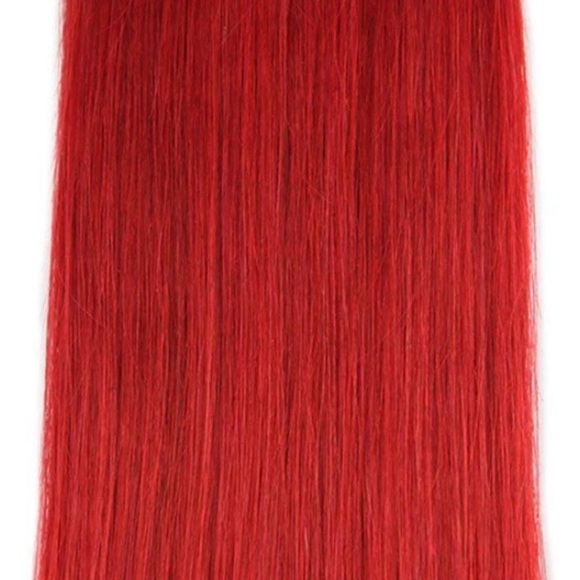 ✨ 18” ⭐️4 PACK 100 GRAMS RED HUMAN HAIR TAPE INS